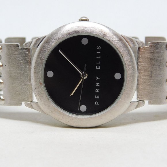 Perry Ellis Quartz Analog Men's Watch Sz. 8" - Picture 1 of 5